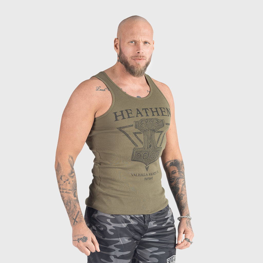 Heathen Women’s Chief Tank Top – Casual Cotton Blend Tank For Everyday Wear - View #5