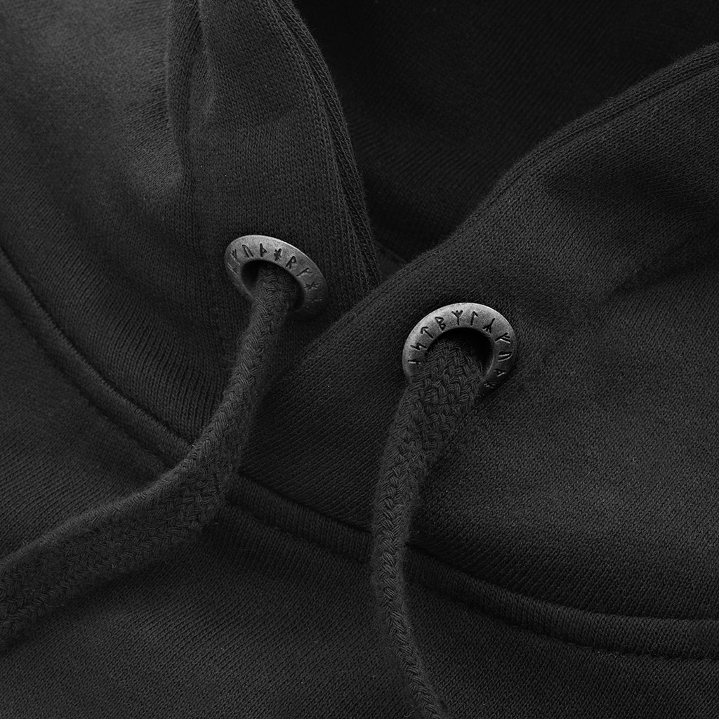 Classic Hoodie, Big Logo, Schwarz