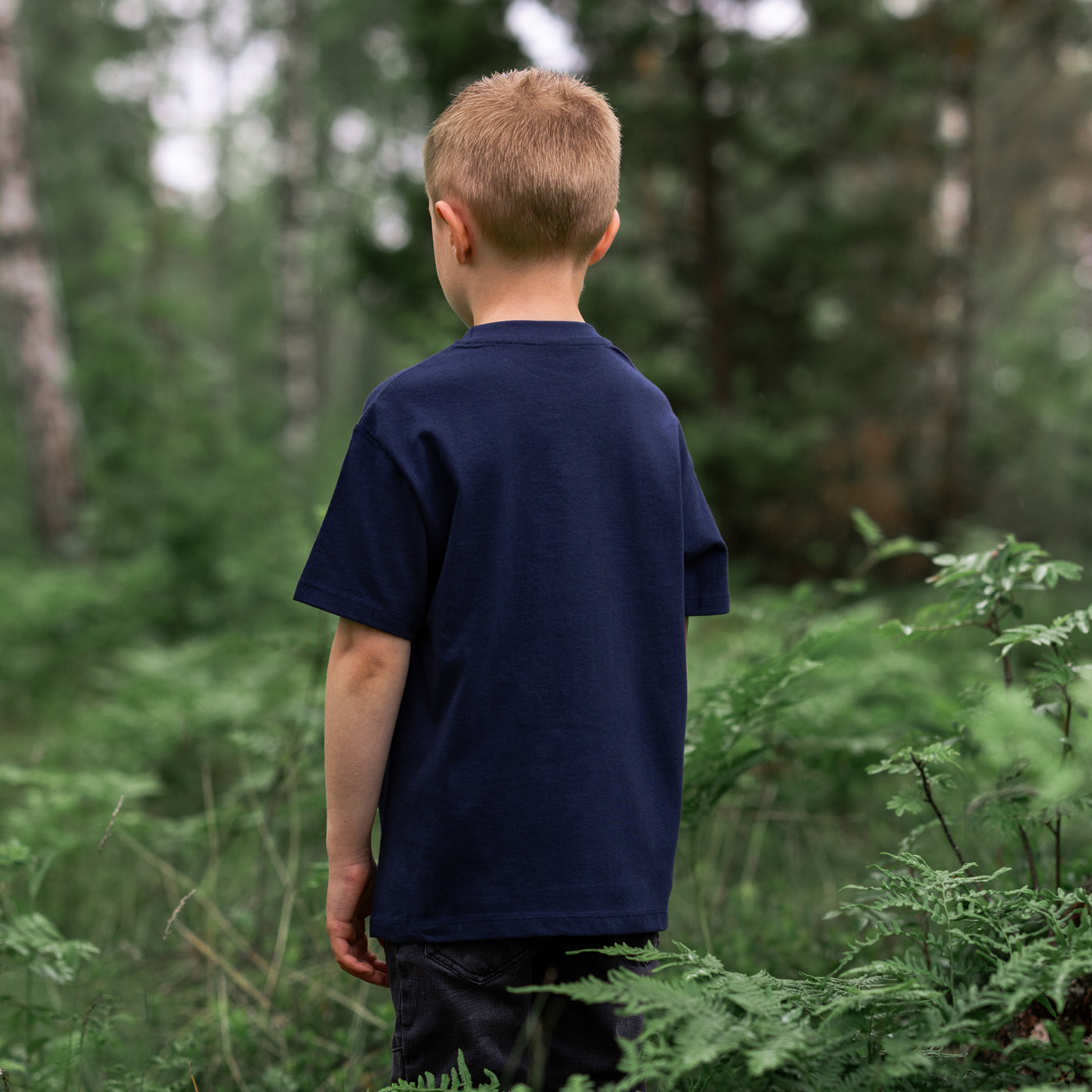 Kids T-shirt, Viking, Navy Blue