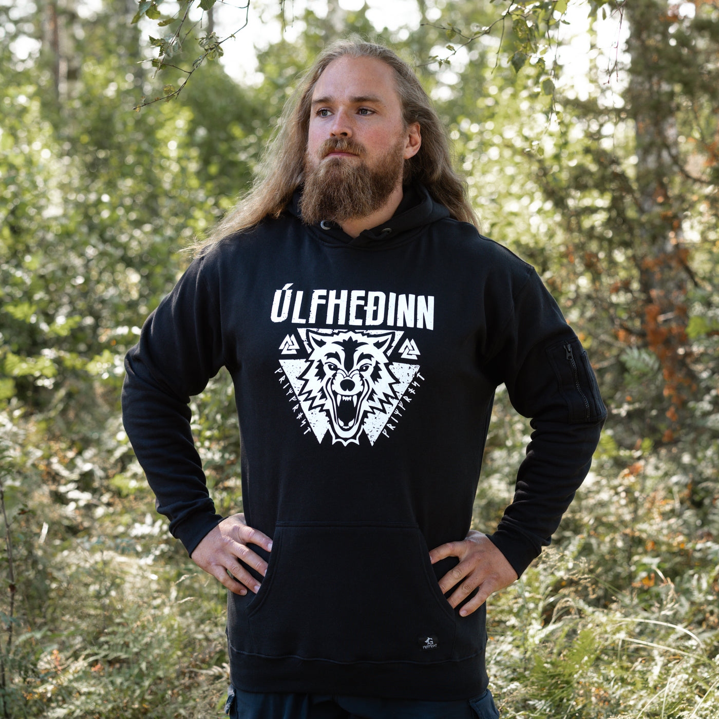 Premium Hoodie, Ulfhedinn, Black