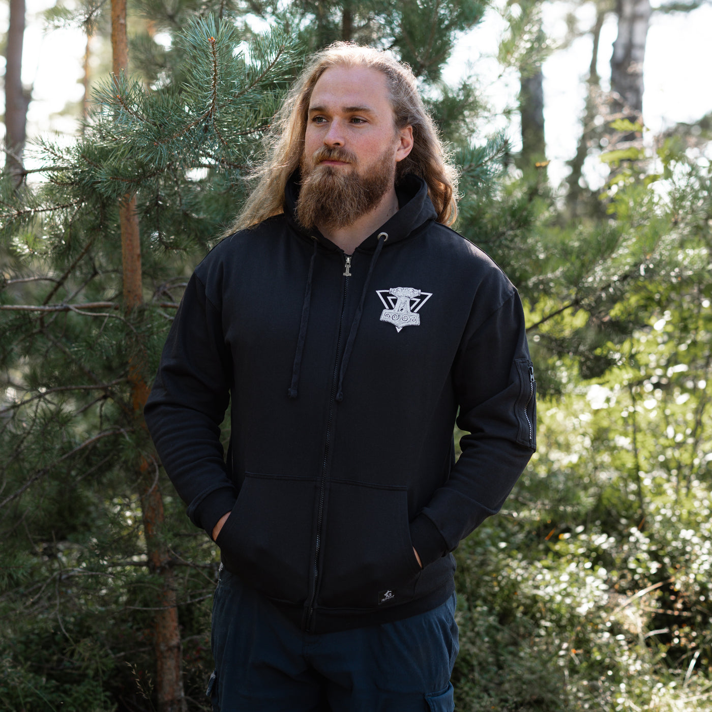 Premium Zoodie, Heathen, Black