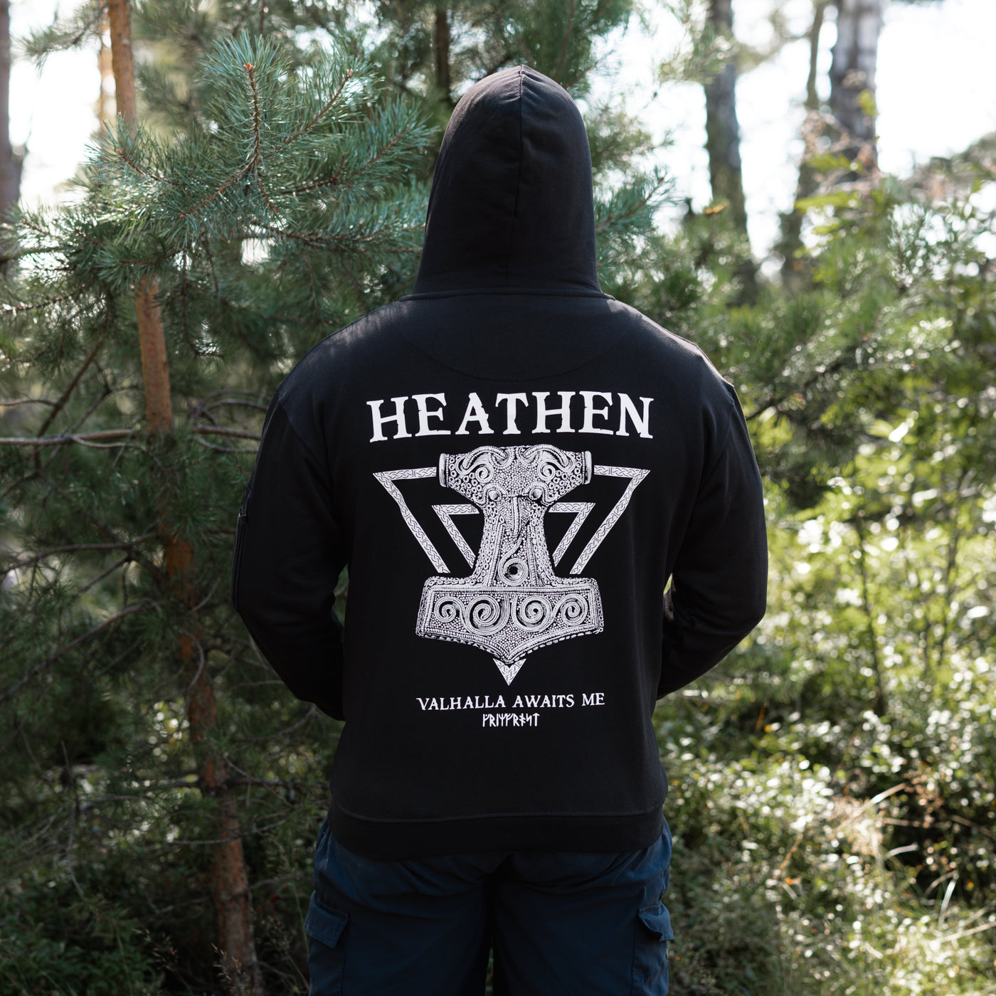 Premium Zoodie, Heathen, Black