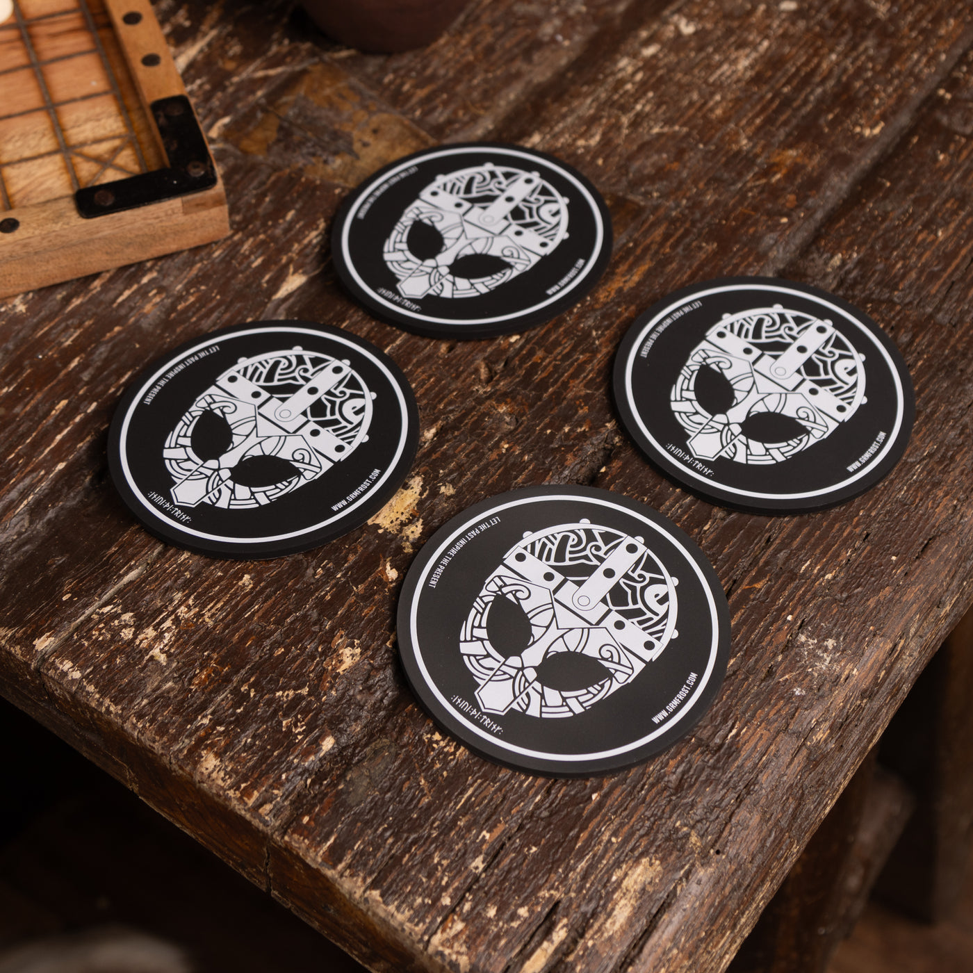 Clan Helmet Coaster Set, PVC