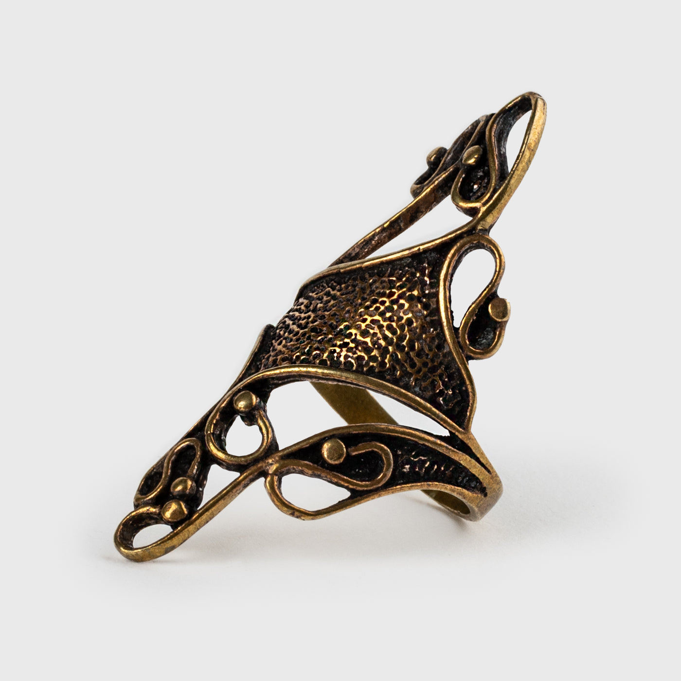 Swirls Ring, Bronze