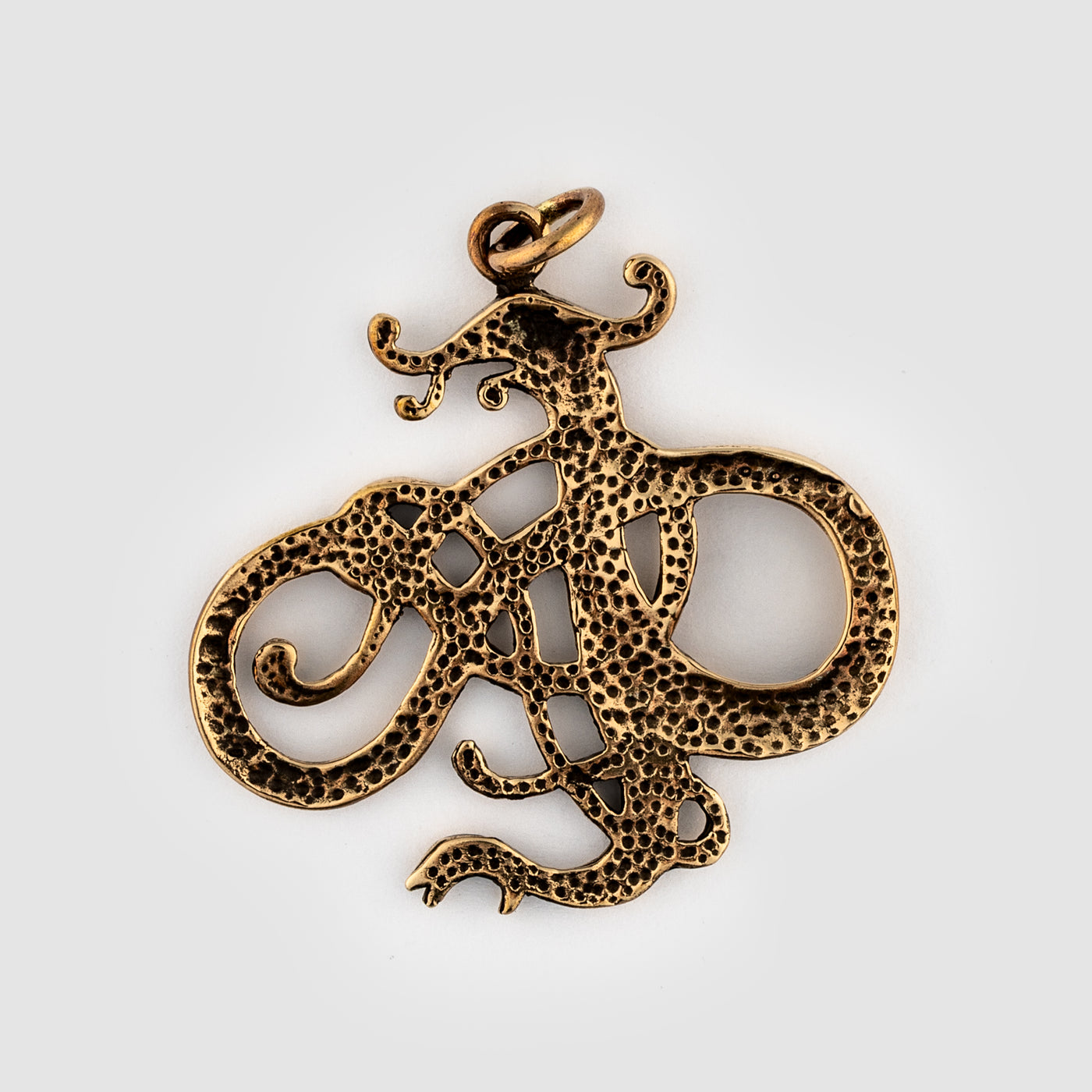 Lindworm Pendant, Bronze