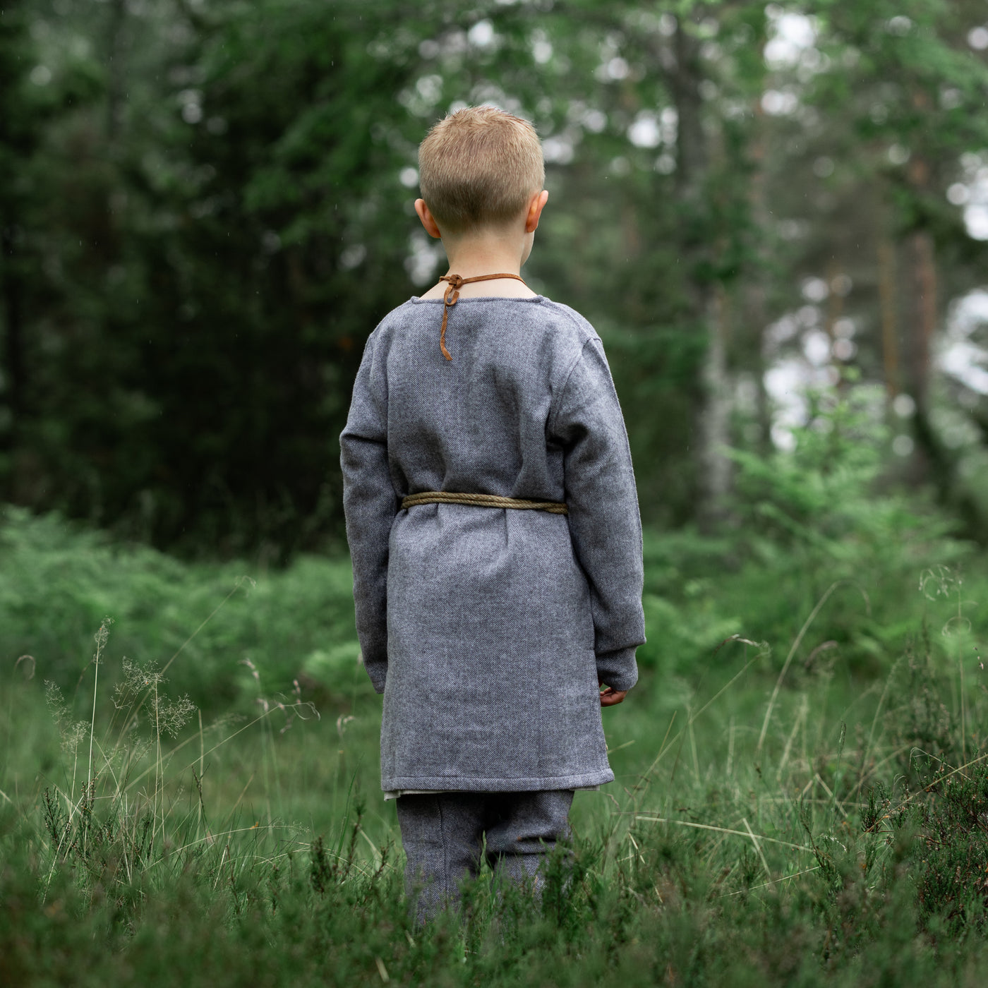 Kids Wool Tunic, Grey