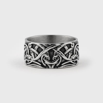 Knotwork Ring, Stainless Steel