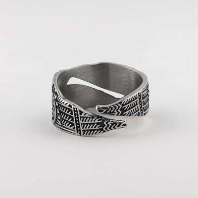 Hugin & Munin Ring, Stainless Steel