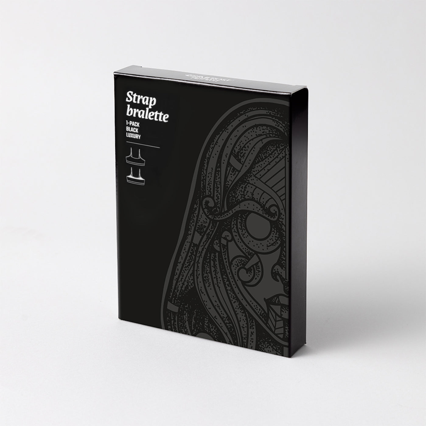 Women's Strap Bralette, Black