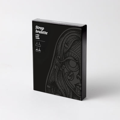 Women's Strap Bralette, Black