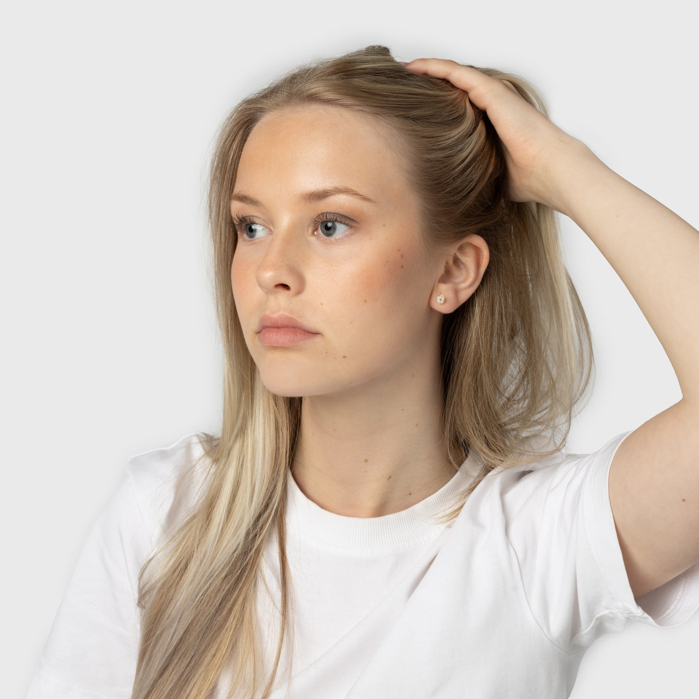 Knoten Ohrstecker, Silber