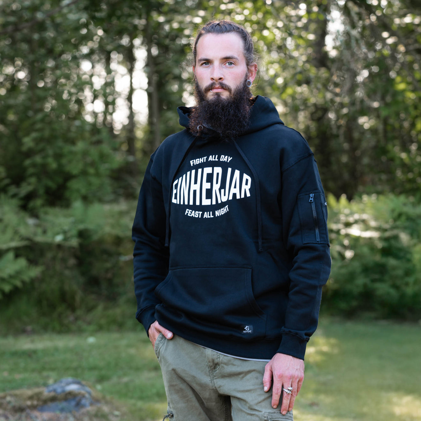 Classic Hoodie, Einherjar, Black