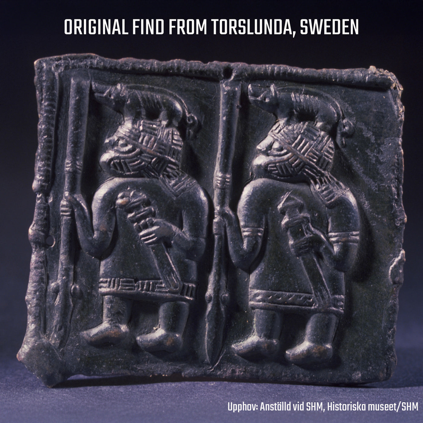 Boar Warrior Ceramic Pendant