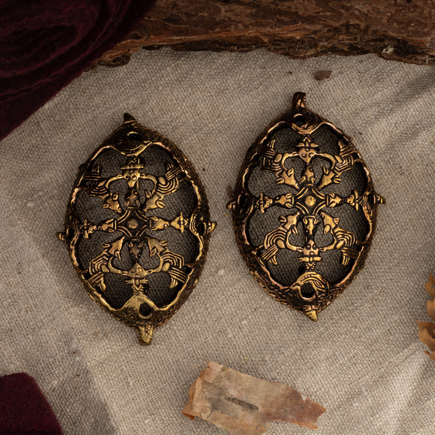 Tortoise Brooches, Small Lightweight
