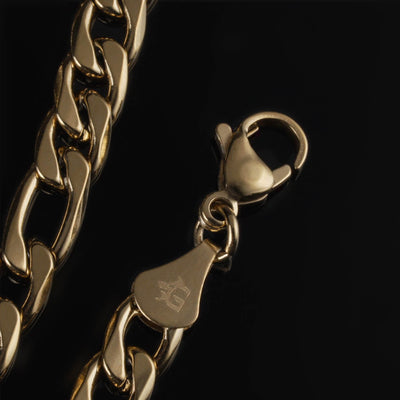 Figaro Chain, Gold Plated
