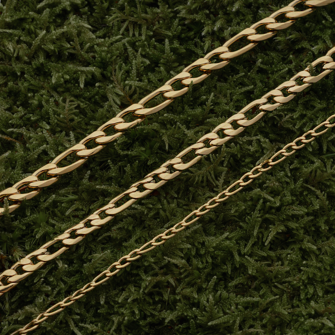 Figaro Chain, Gold Plated