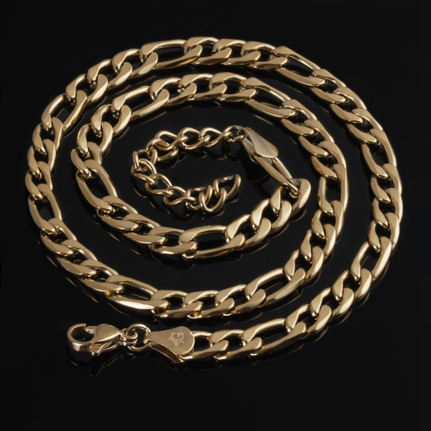 Figaro Chain, Gold Plated