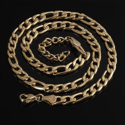 Figaro Chain, Gold Plated