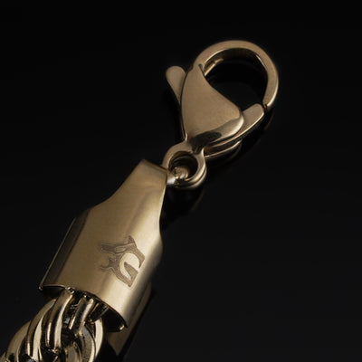 Rope Chain, Gold Plated