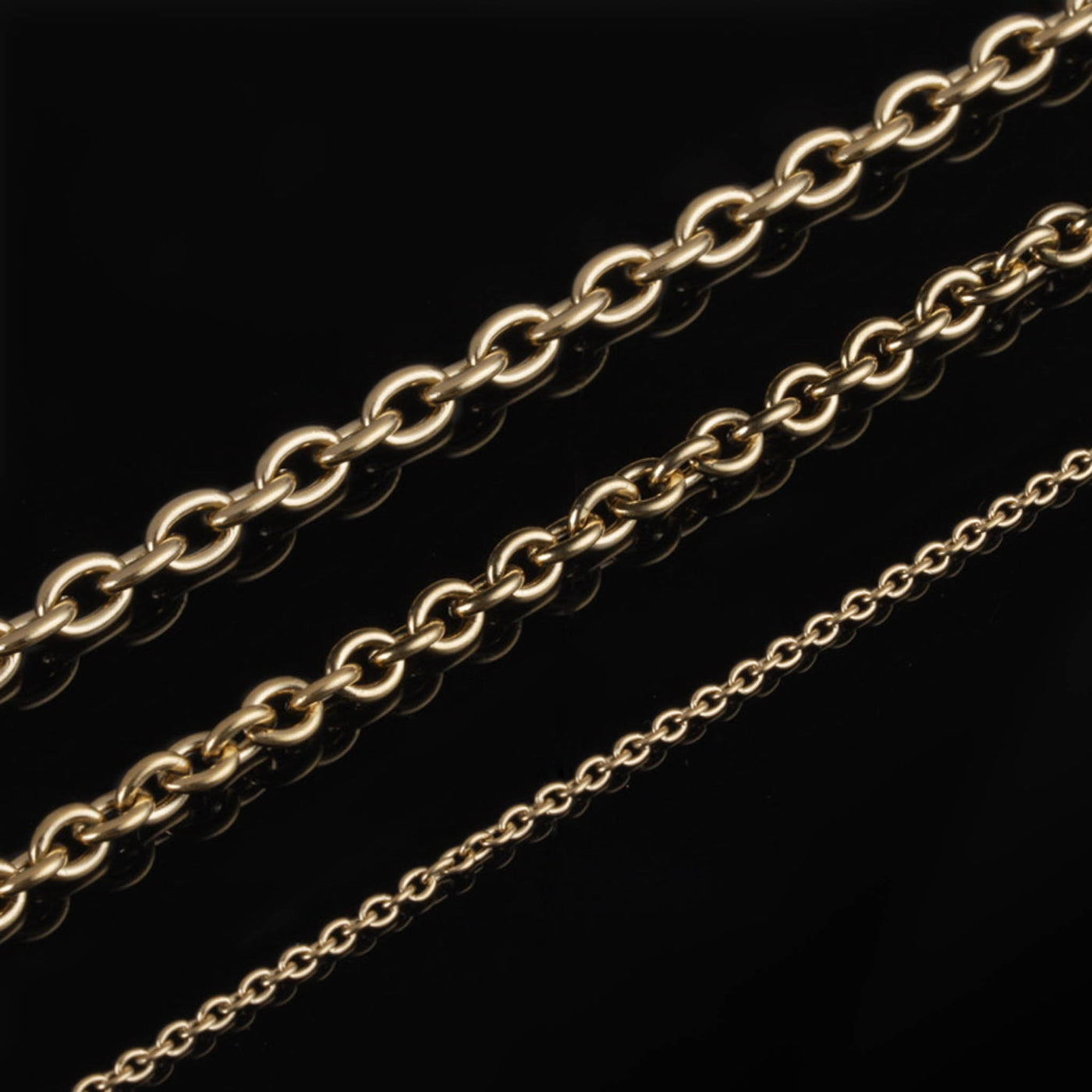Viking O Chain, Gold Plated