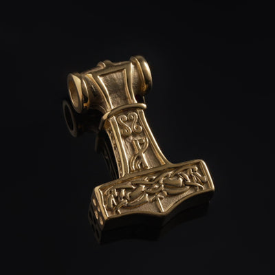 Grimfrost Thor's Hammer, Gold Plated