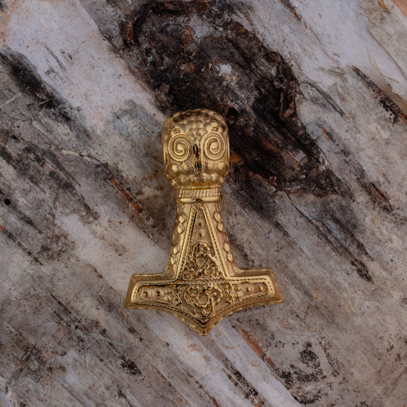Oland Thor's Hammer, Gold Plated