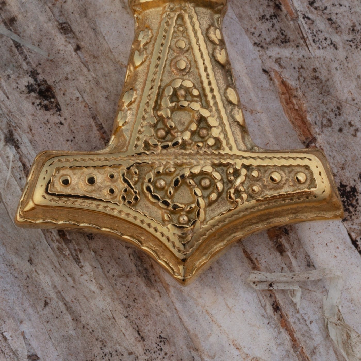 Oland Thor's Hammer, Gold Plated