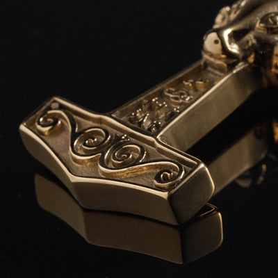 Grimfrost's Goat Hammer, Gold Plated