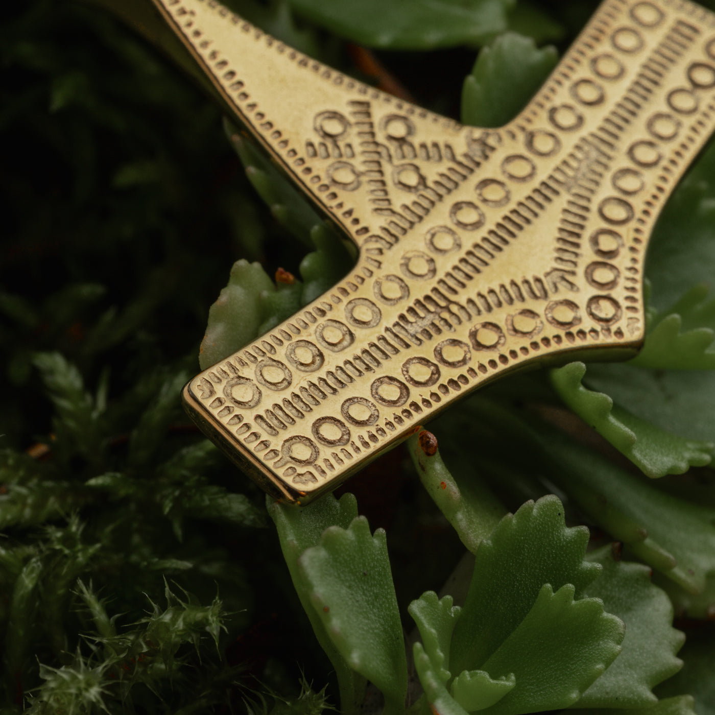 Bornholm Thor's Hammer, Gold Plated