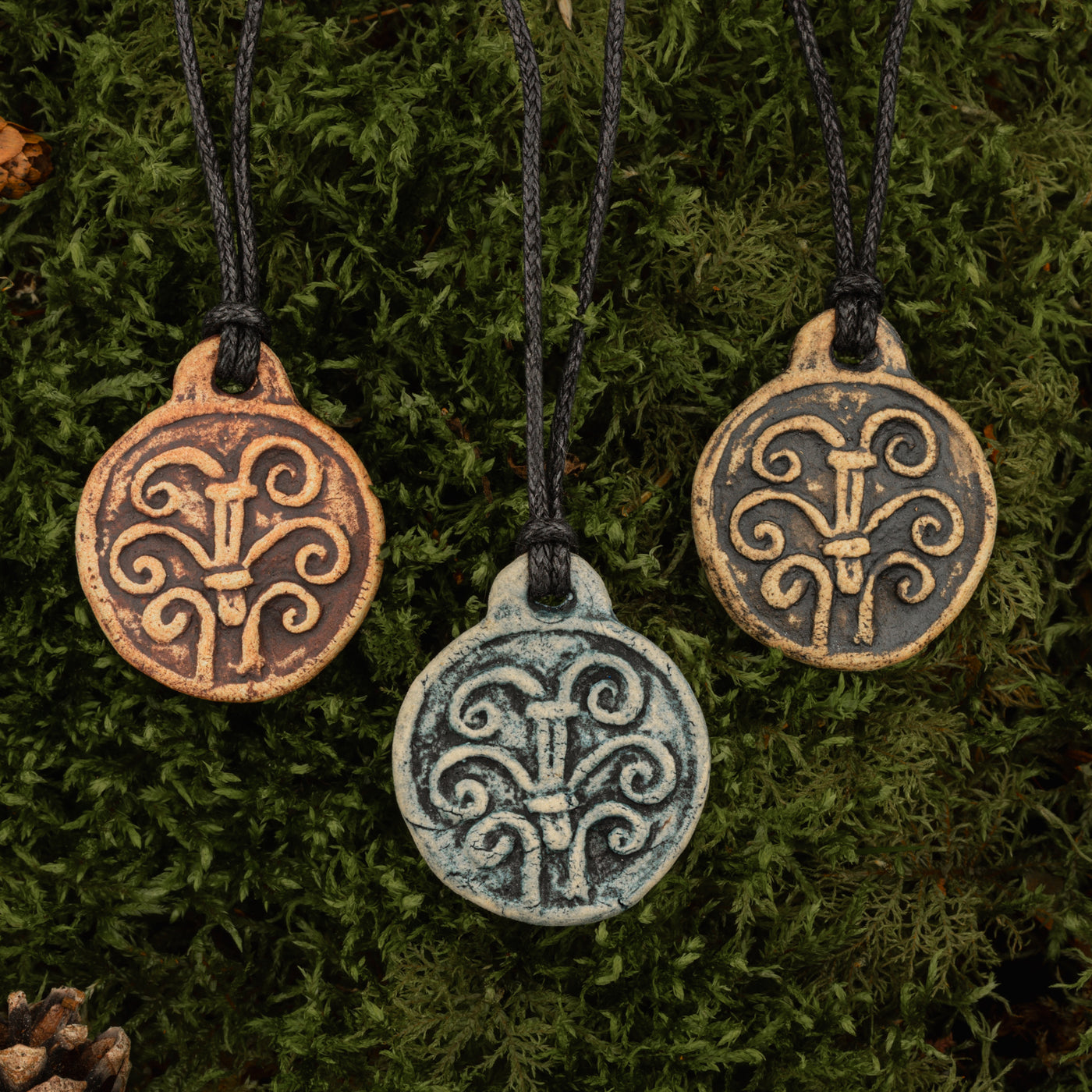 Yggdrasil Ceramic Pendant