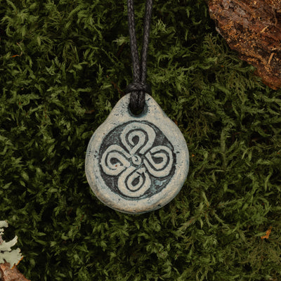 Four-leaf clover Ceramic Pendant