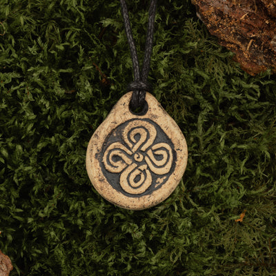 Four-leaf clover Ceramic Pendant