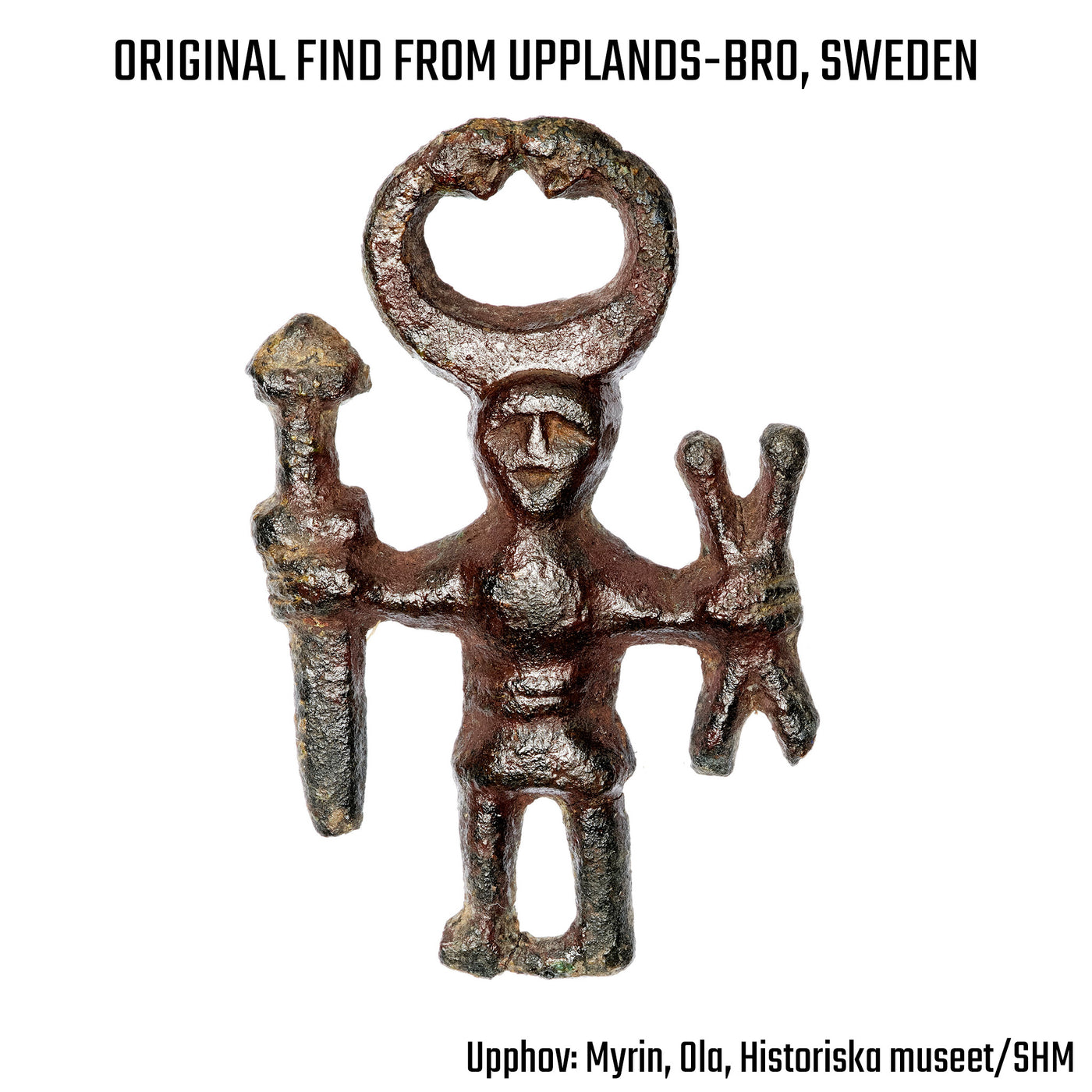 Odin Pendant, Silver