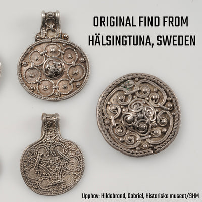 Premium Filigree Brooch, Bronze