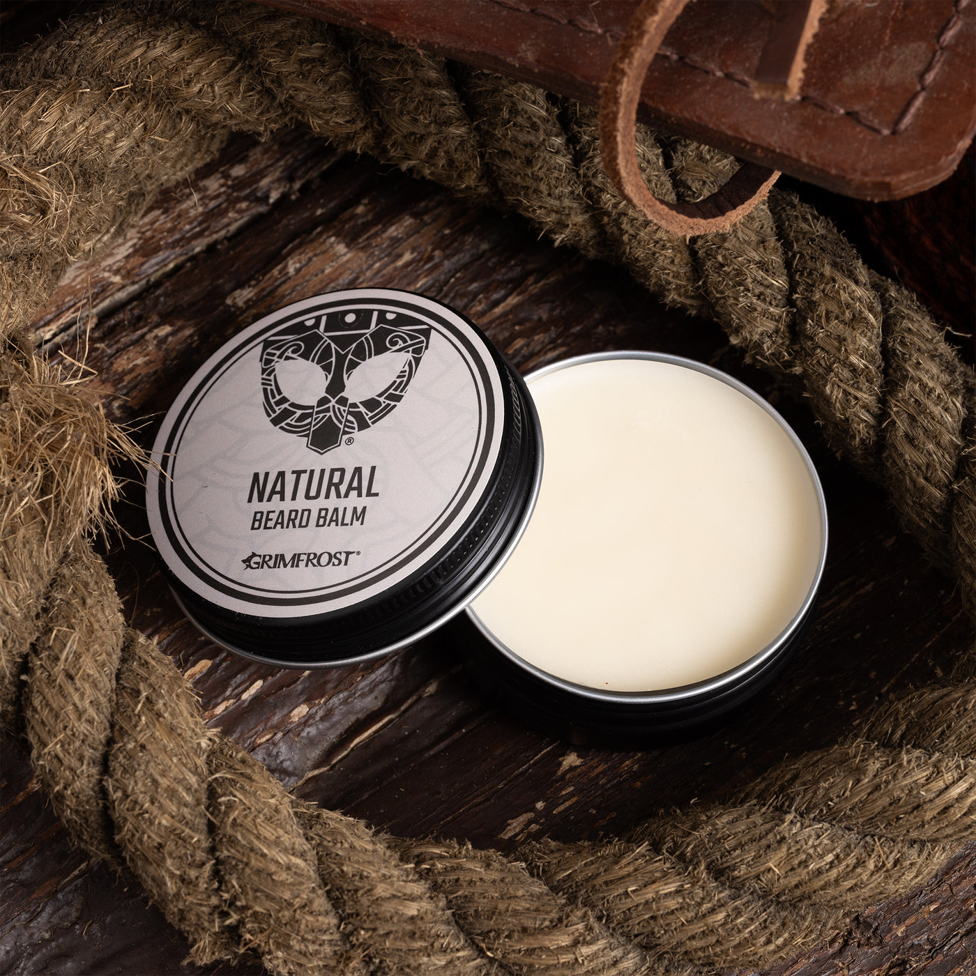 Grimfrost Beard Balm, Natural