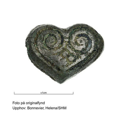 Birka Herz Ohrringe, Silber