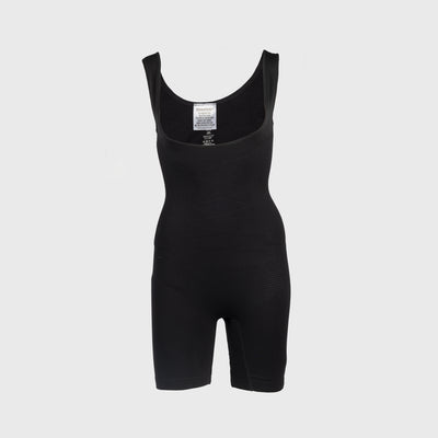 Mid Thigh Bodysuit, Black