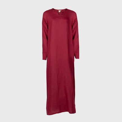 Wikingerkleid, Leinen, Rot