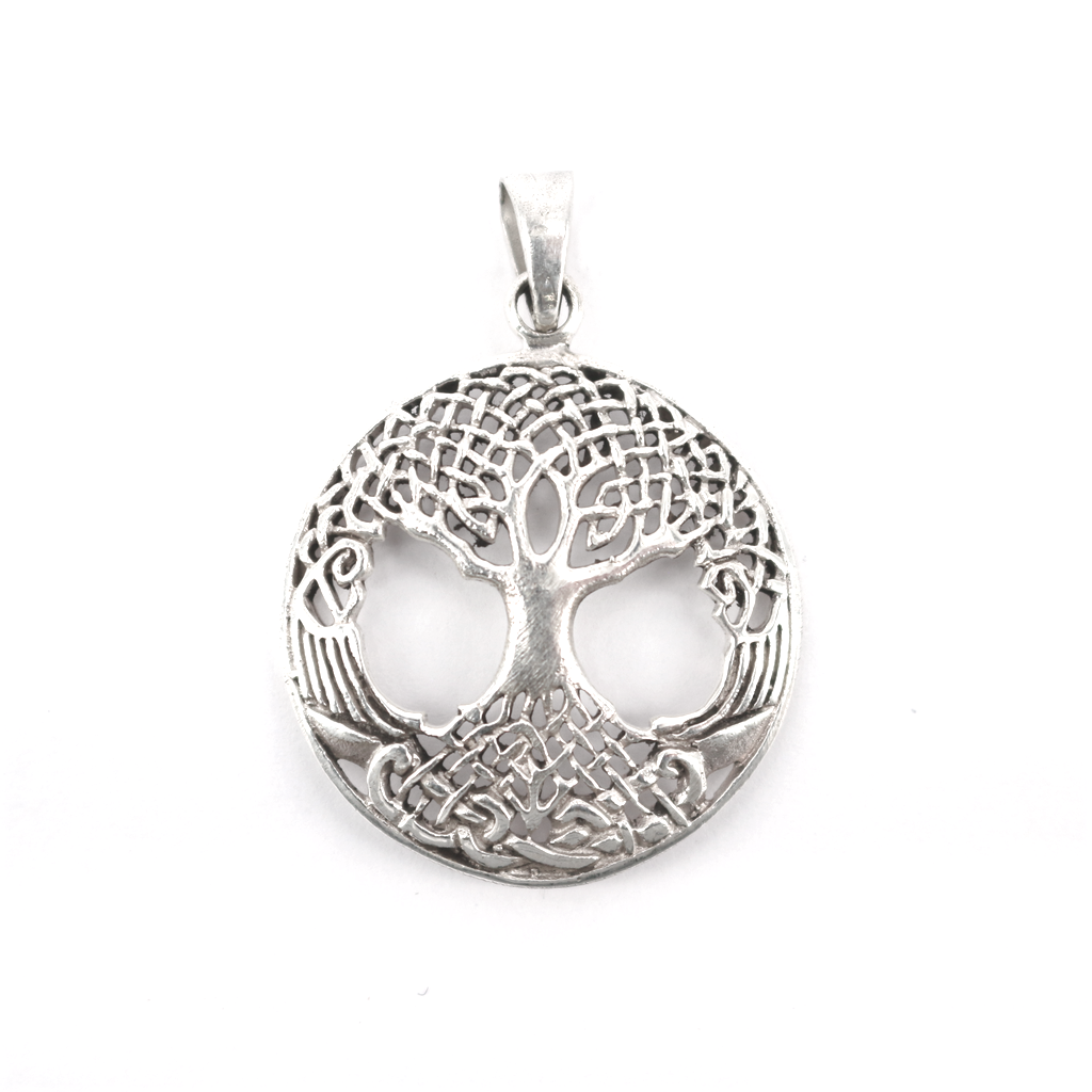 Pendants - Yggdrasil Amulet, Silver - Grimfrost.com