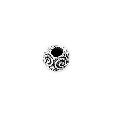 Beard Rings - Silver Bead, Eternity - Grimfrost.com