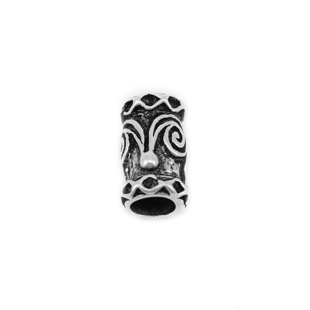 Beard Rings - Beard Bead, Silver - Grimfrost.com