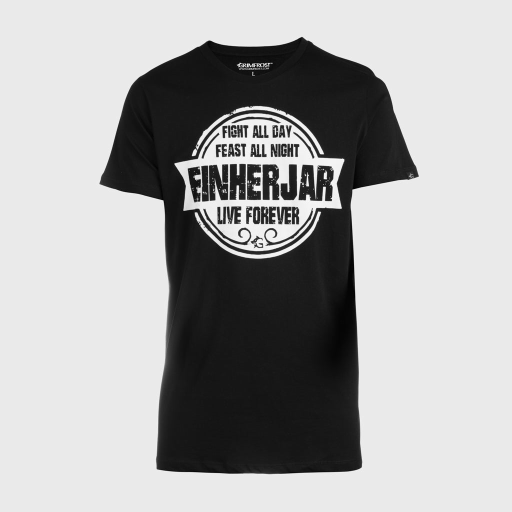 Premium Tee, Einherjar, Schwarz