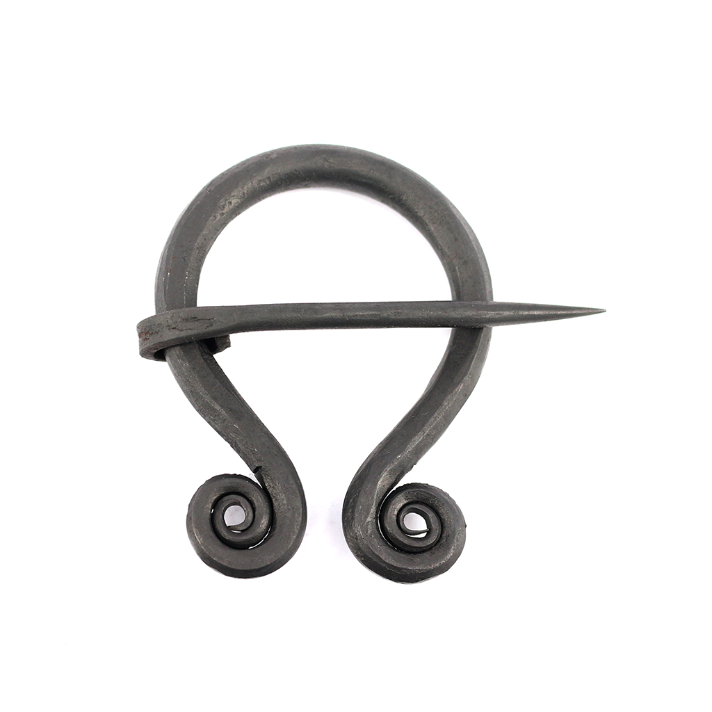 Fibulas - Iron Fibula, Oval 55mm - Grimfrost.com