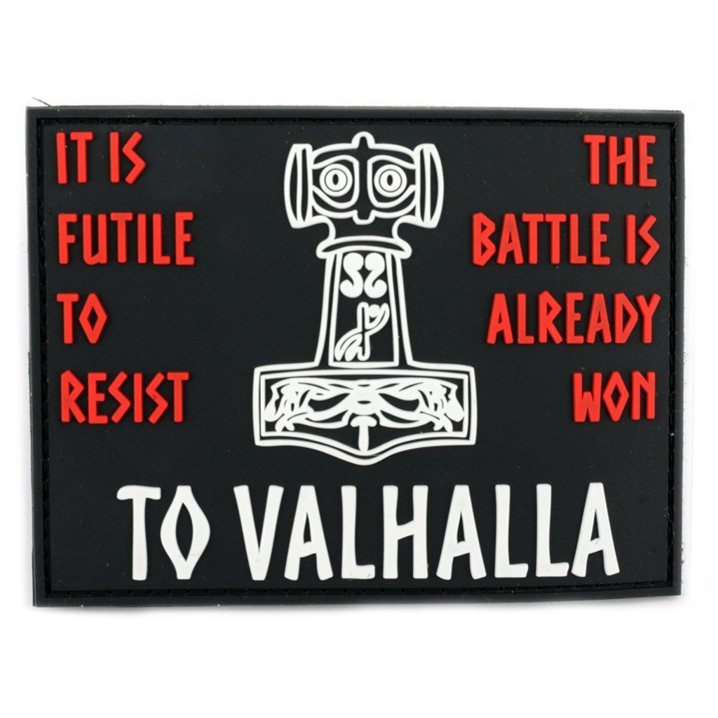 Patches - Valhalla Morale Patch, PVC Velcro - Grimfrost.com