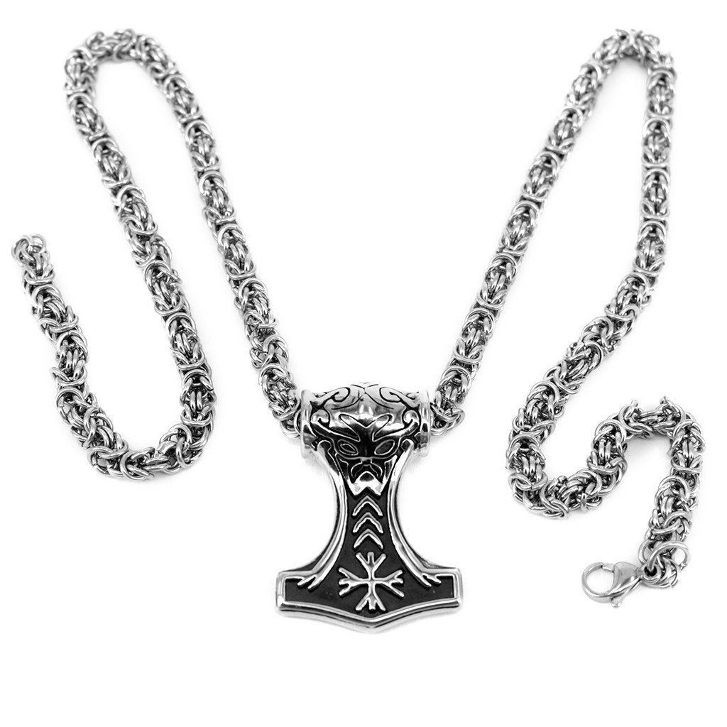 Sets & Bundles - King Chain Mjolnir, Stainless Steel - Grimfrost.com