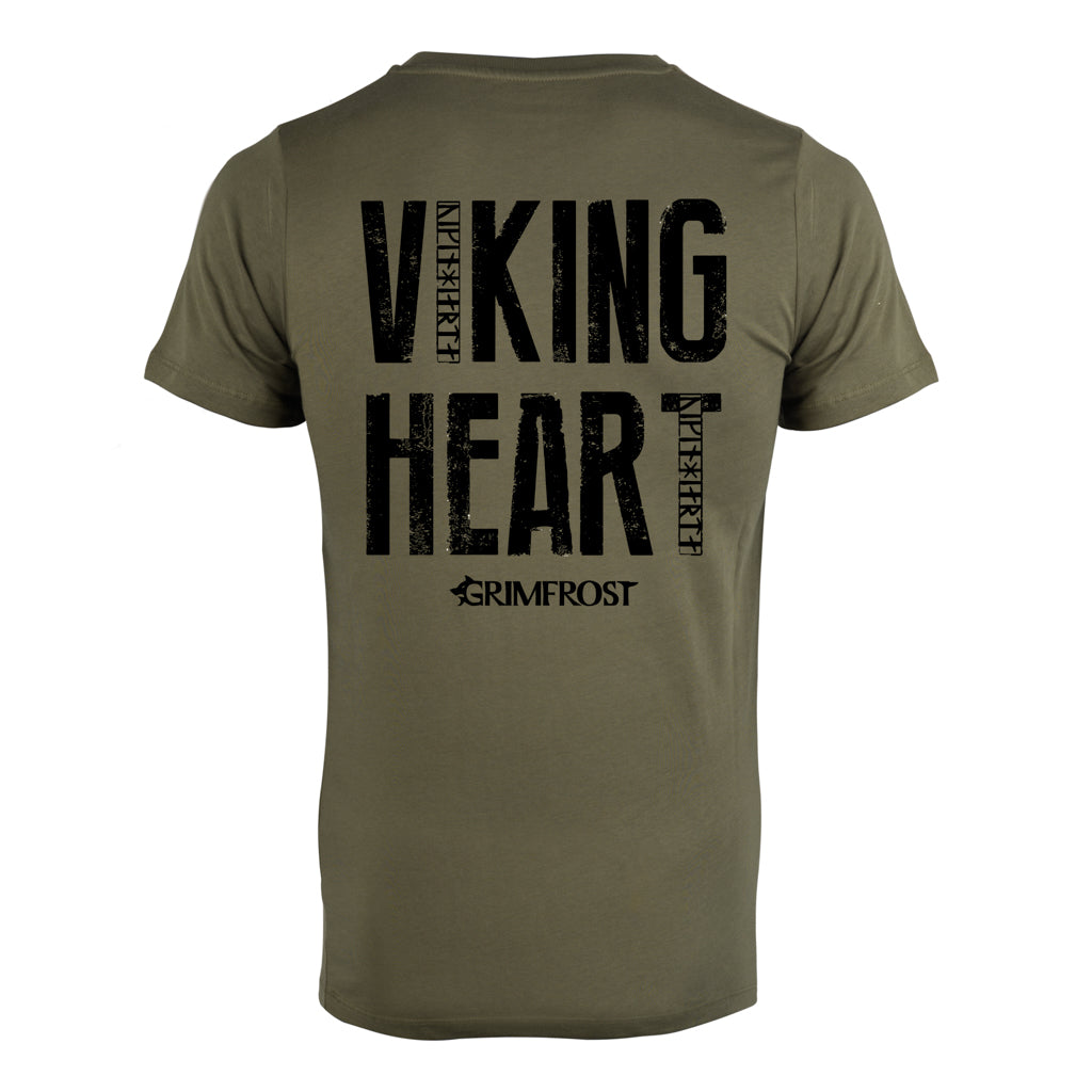 Premium Tee, Viking Heart, Green