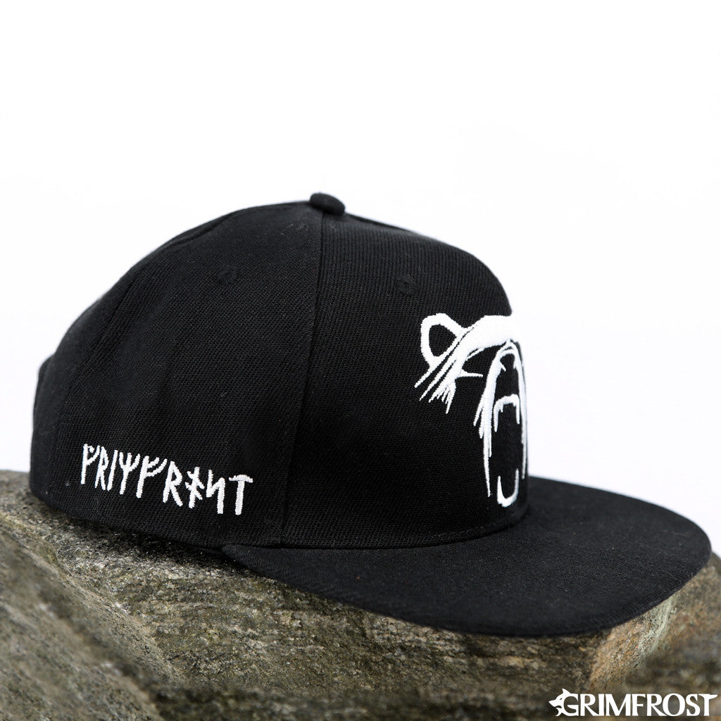 Caps - Berserker Snapback Cap, Black - Grimfrost.com