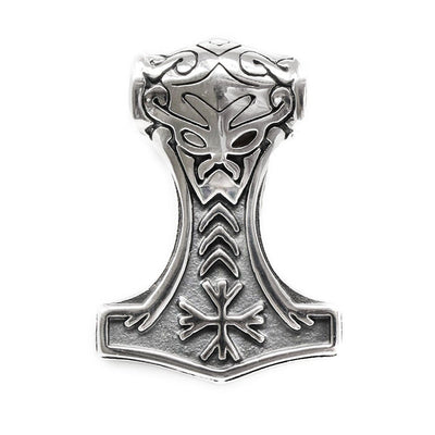 Thor's Hammers - Thor's Hammer of Awe, Silver - Grimfrost.com