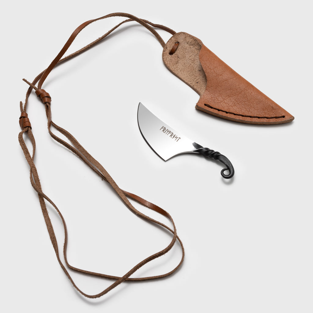 Neck Knife, Handgeschmiedet