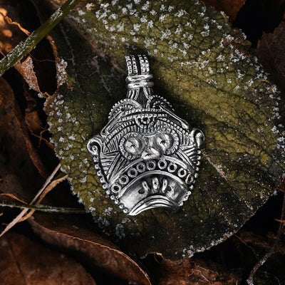 Pendants - Loki Amulet, Vejen, Silver - Grimfrost.com